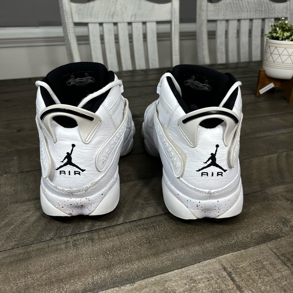 Nike Air Jordan 6 Rings Confetti Paint Splatter Sz 14 - Picture 4 of 5